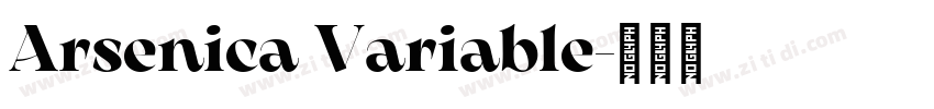 Arsenica Variable字体转换